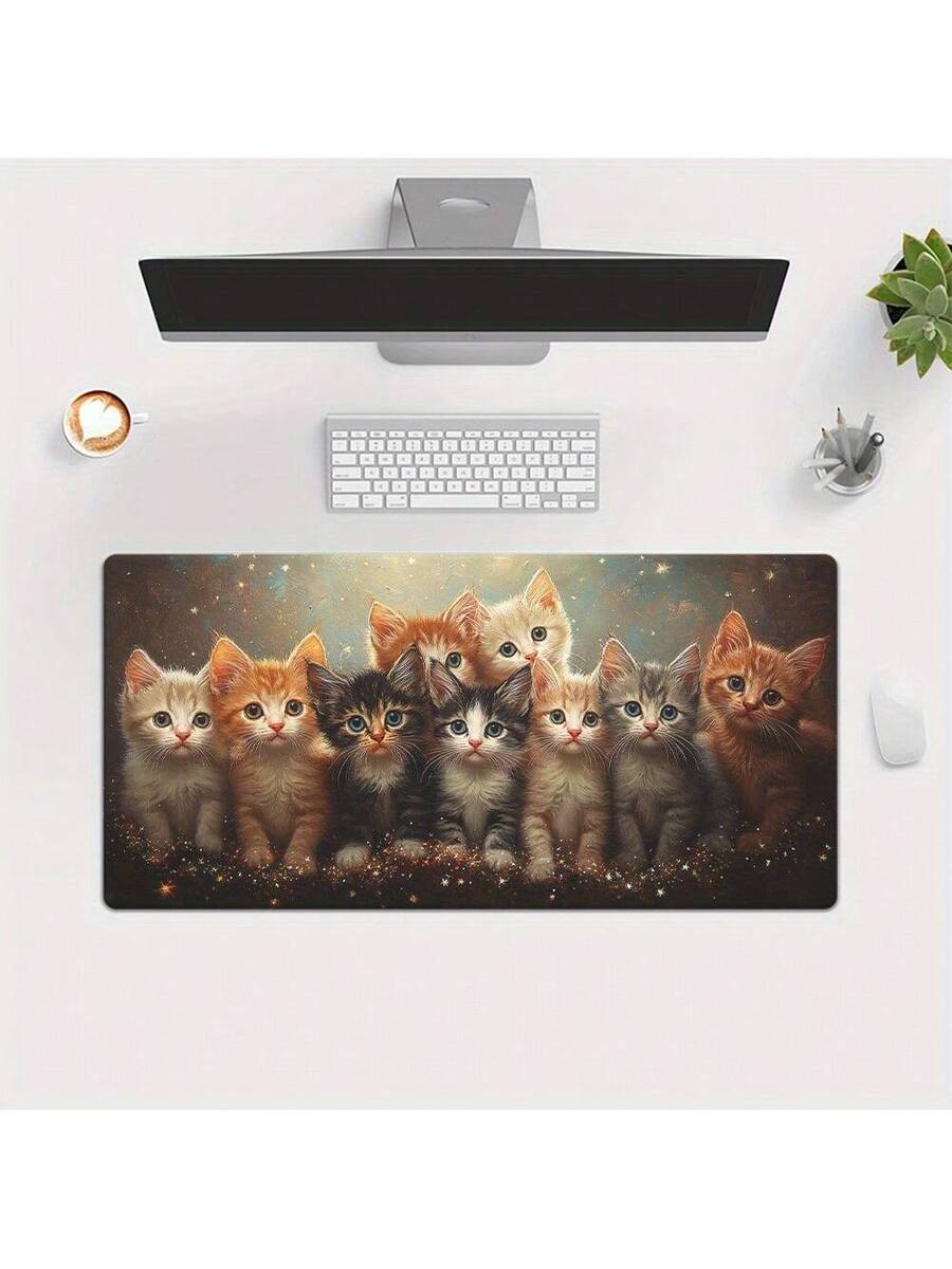 Desk Setup Laptop And Pc - Tapis de souris de jeu pour