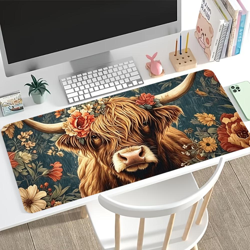 Desk Setup Laptop And Pc - Tapis de souris de jeu vintage