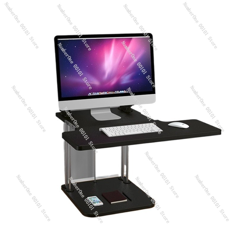 Desk Setup Monitor And Laptop - Convertisseur de bureau debout réglable en