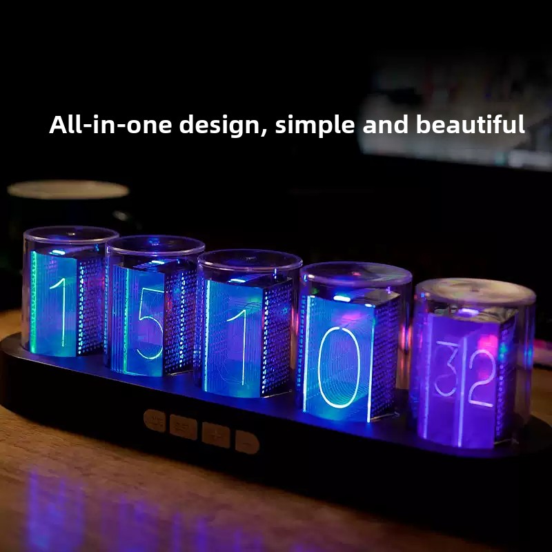 Desk Setup Youtube - Horloge numérique à tubes Nixie LED