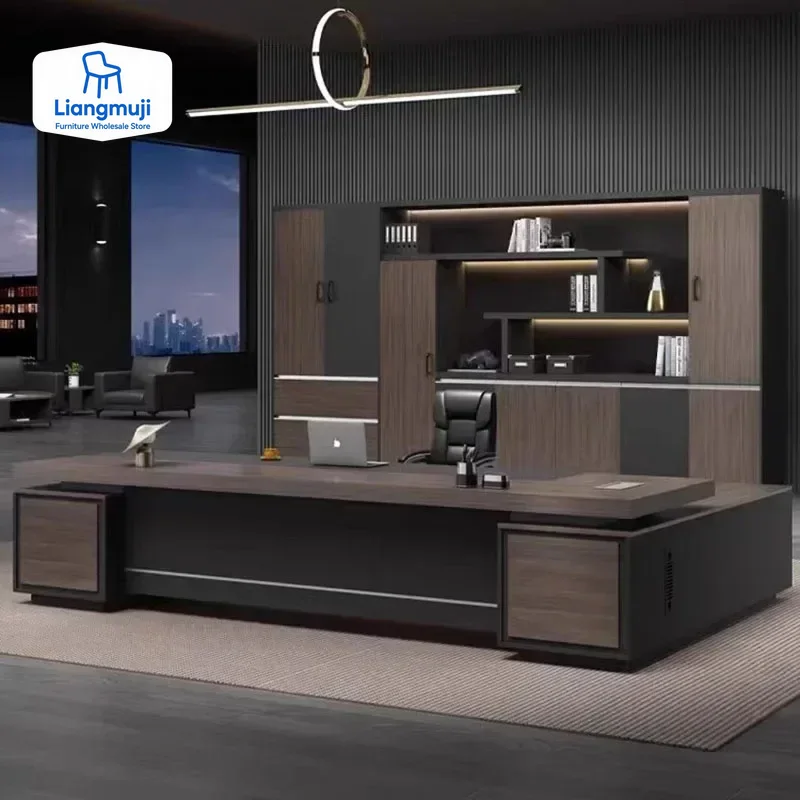 Desk Setup Gaming And Work - Bureau relevable, chaise de jeu, coiffeuse,