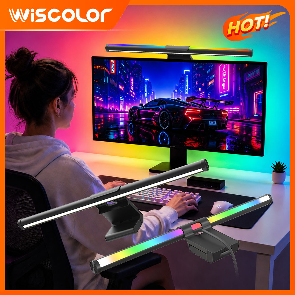 Setup Desk Monitor - Barre lumineuse Wi-Fi pour moniteur, lampe