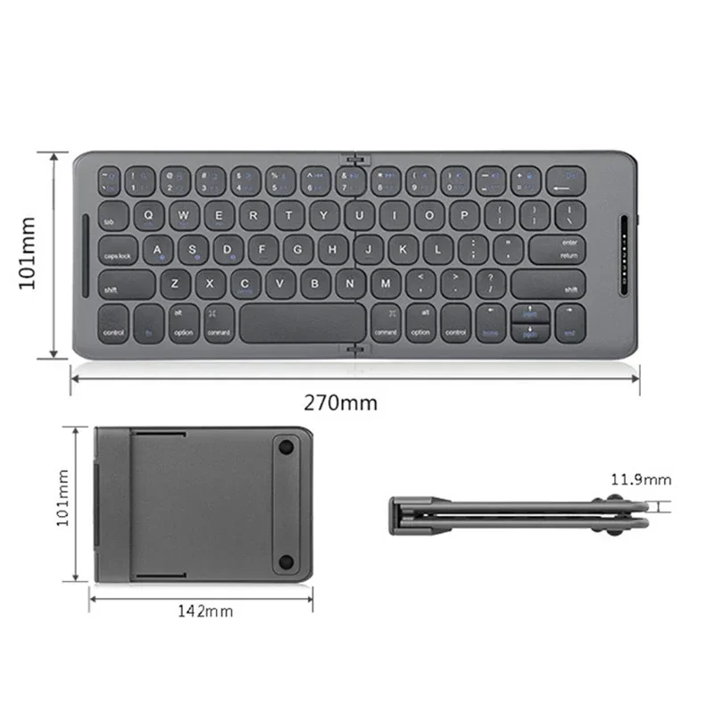 Clavier Bluetooth pliable USB  - Desk Setup Ipad avis et prix