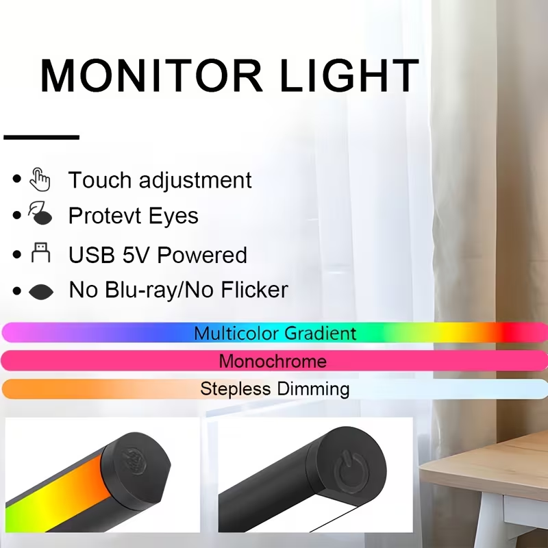 Barre lumineuse LED pour monit - Setup Desk Monitor avis et prix