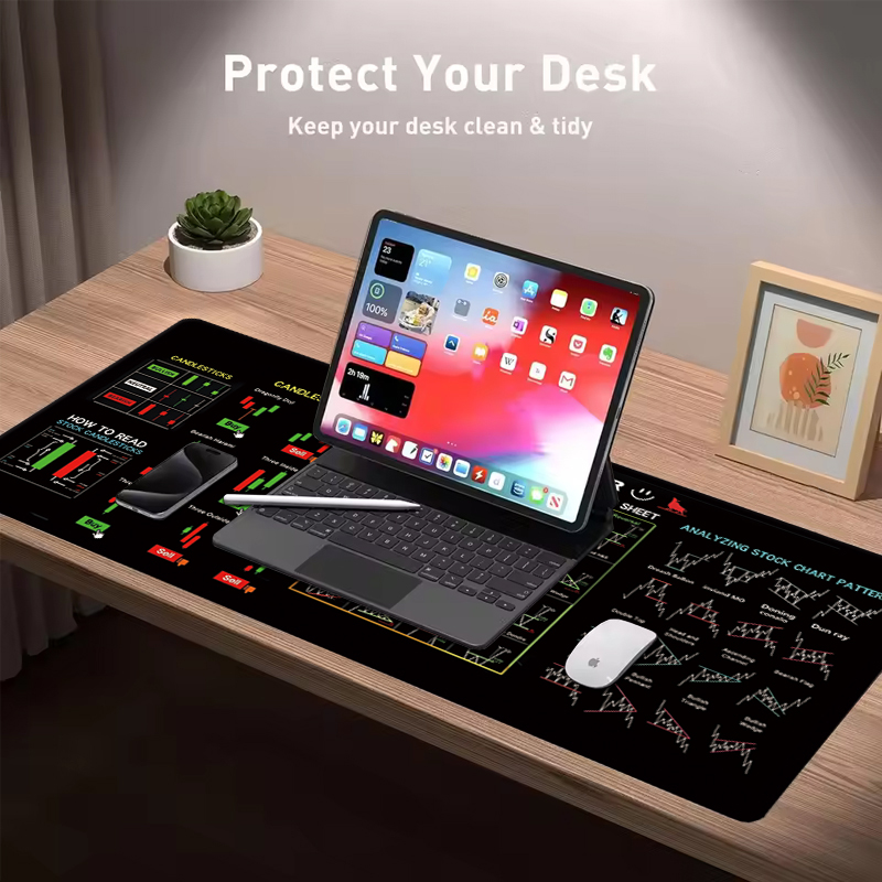 EXCO Stock Market Trader Tapis - Desk Setup Carpet avis et prix