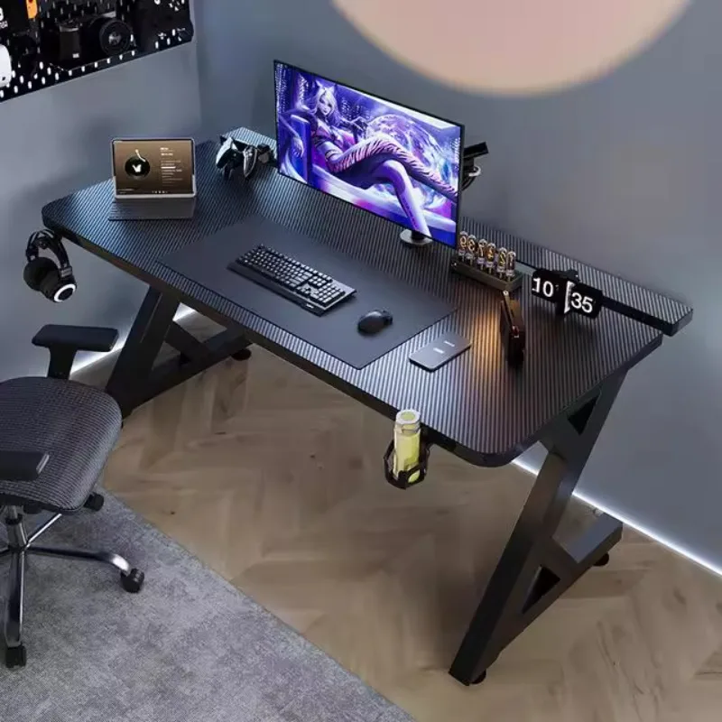 Q – bureaux d'ordinateur noirs - Desk Setup No Computer avis et prix