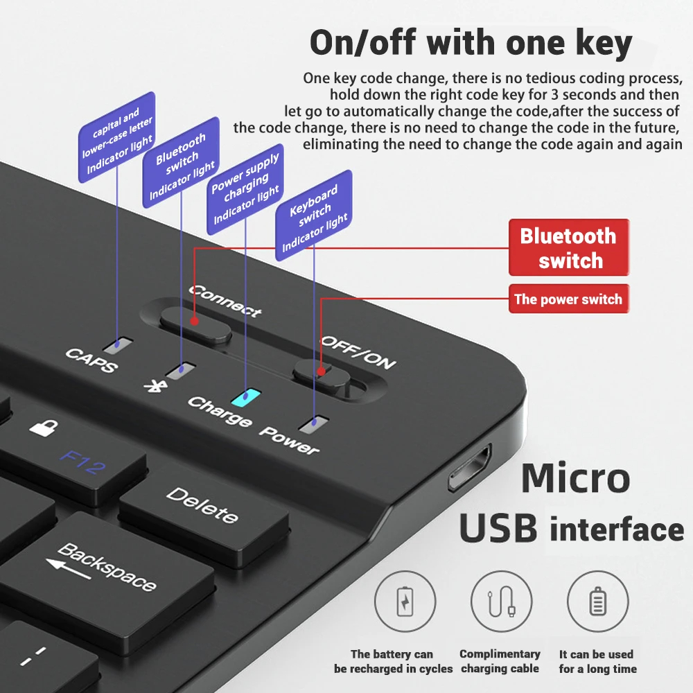 Mini clavier sans fil Bluetoot - Desk Setup Ipad avis et prix