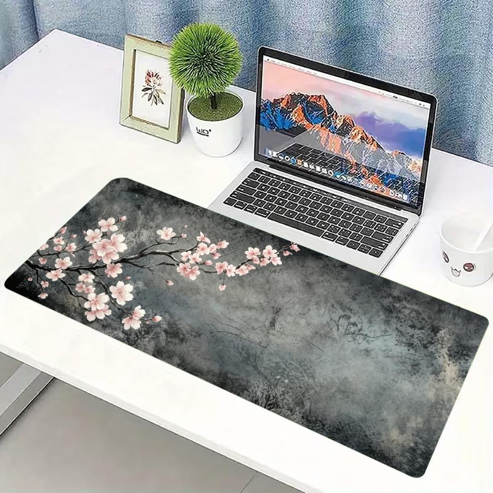 Tapis de bureau étendu motif f - Desk Setup Laptop And Pc avis et prix