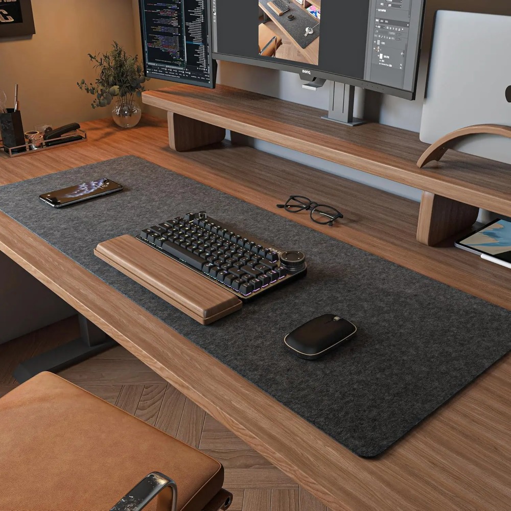 Tapis de bureau en feutre pour - Desk Setup Carpet avis et prix