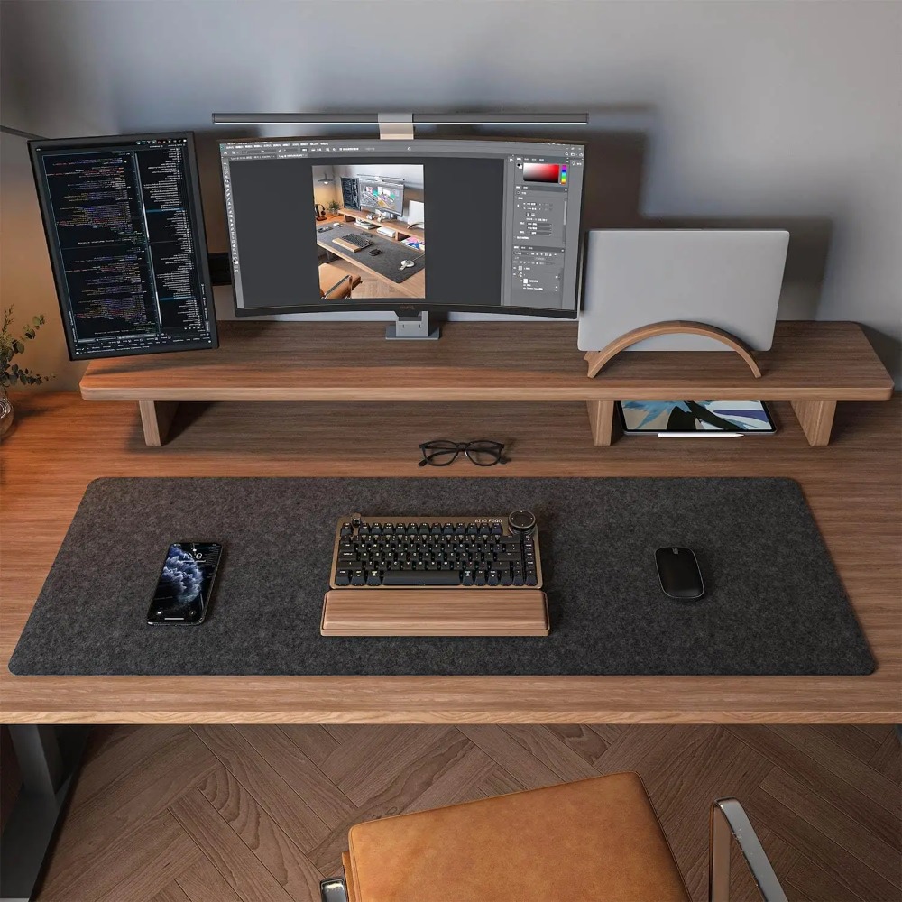 Tapis de bureau en feutre pour - Desk Setup Carpet avis et prix