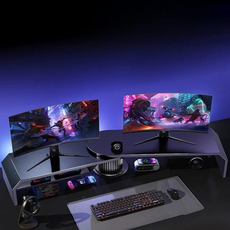 Support de bureau réglable et  - Desk Setup Monitor And Laptop avis et prix