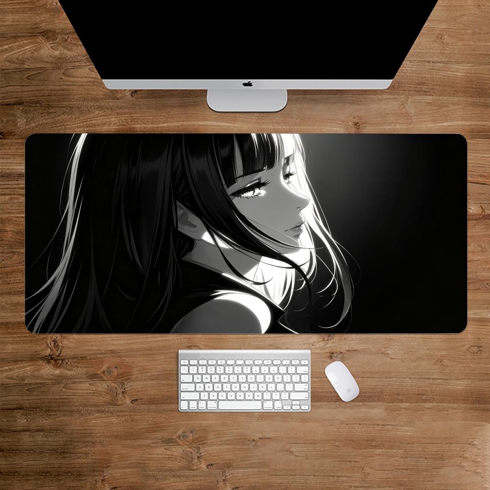 Tapis de souris Dark Anime Gir - Desk Setup Gaming And Work avis et prix
