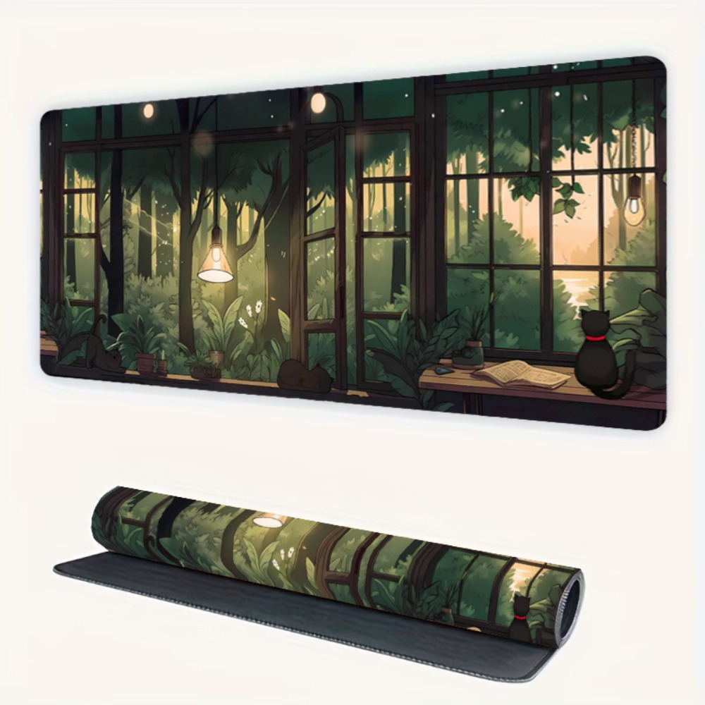 Tapis de bureau Lofi mignon -  - Desk Setup With Plants avis et prix