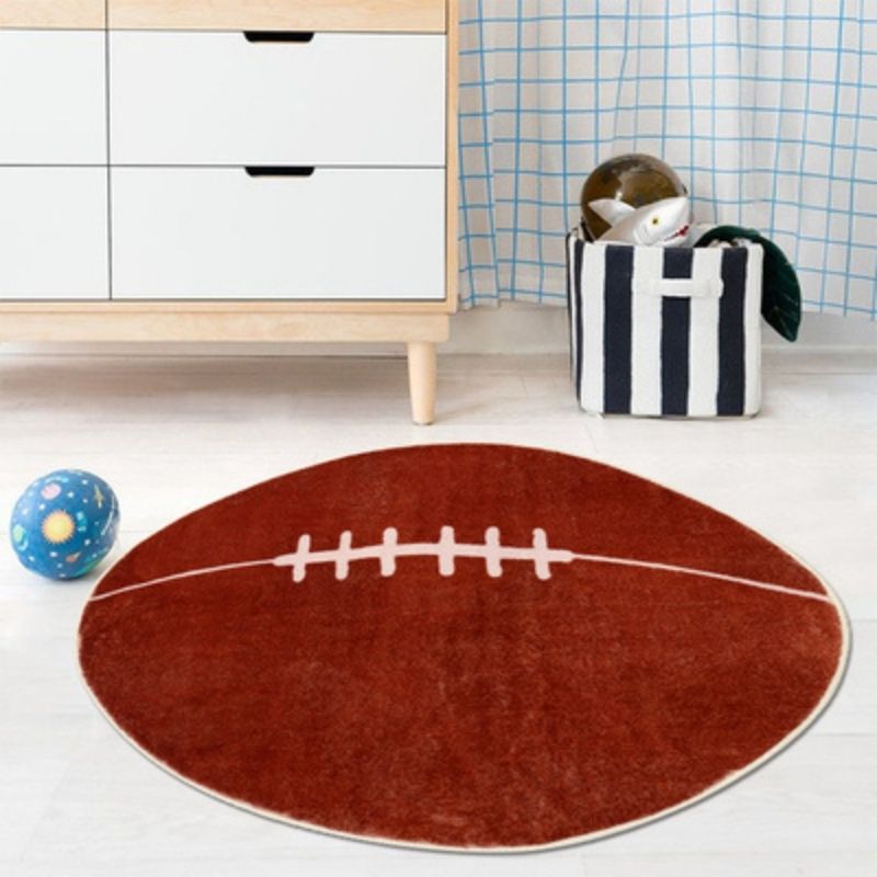 Tapis moelleux de Football pou - Desk Setup Girly avis et prix