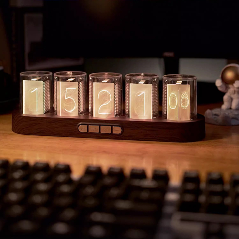LED Nixie Tube horloge RGB jeu - Desk Setup Youtube avis et prix