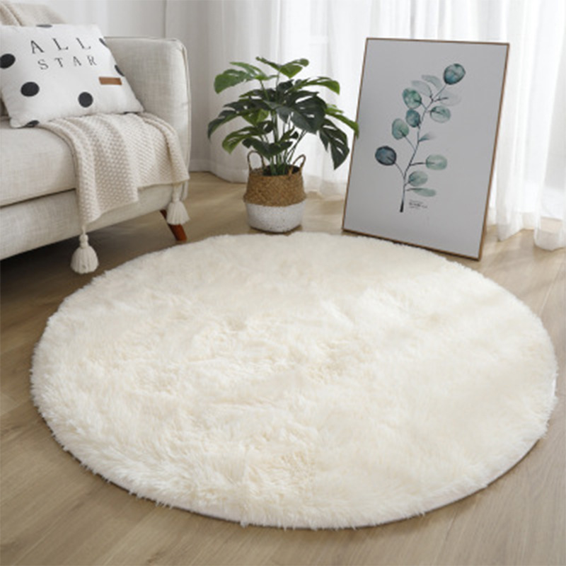 Tapis rond en peluche Super do - Desk Setup Girly avis et prix