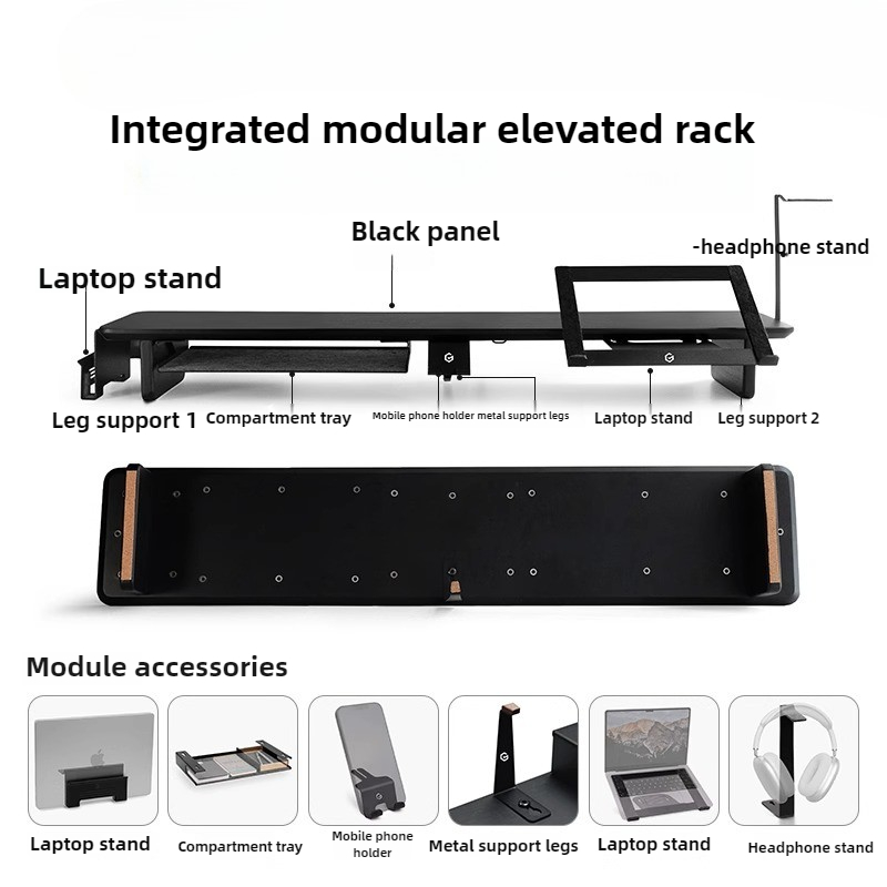 Support de moniteur modulaire, - Desk Setup Monitor And Laptop avis et prix