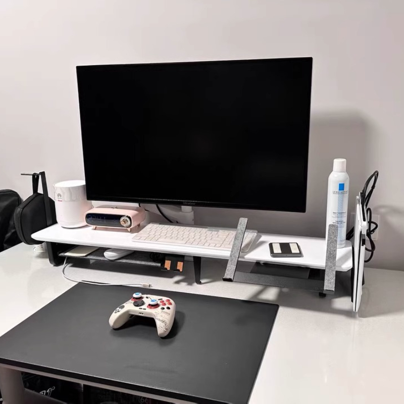 Support de moniteur modulaire, - Desk Setup Monitor And Laptop avis et prix
