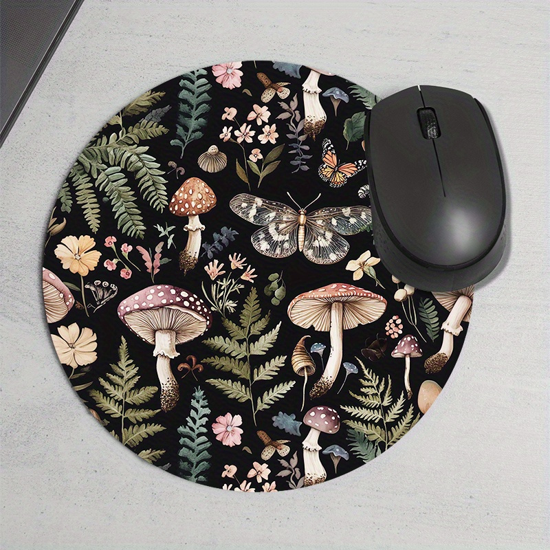 Tapis de souris rond en caoutc - Desk Setup With Plants avis et prix