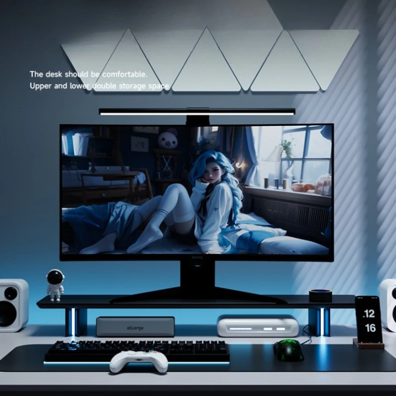 Support d'écran RGB ergonomiqu - Desk Setup Monitor And Laptop avis et prix