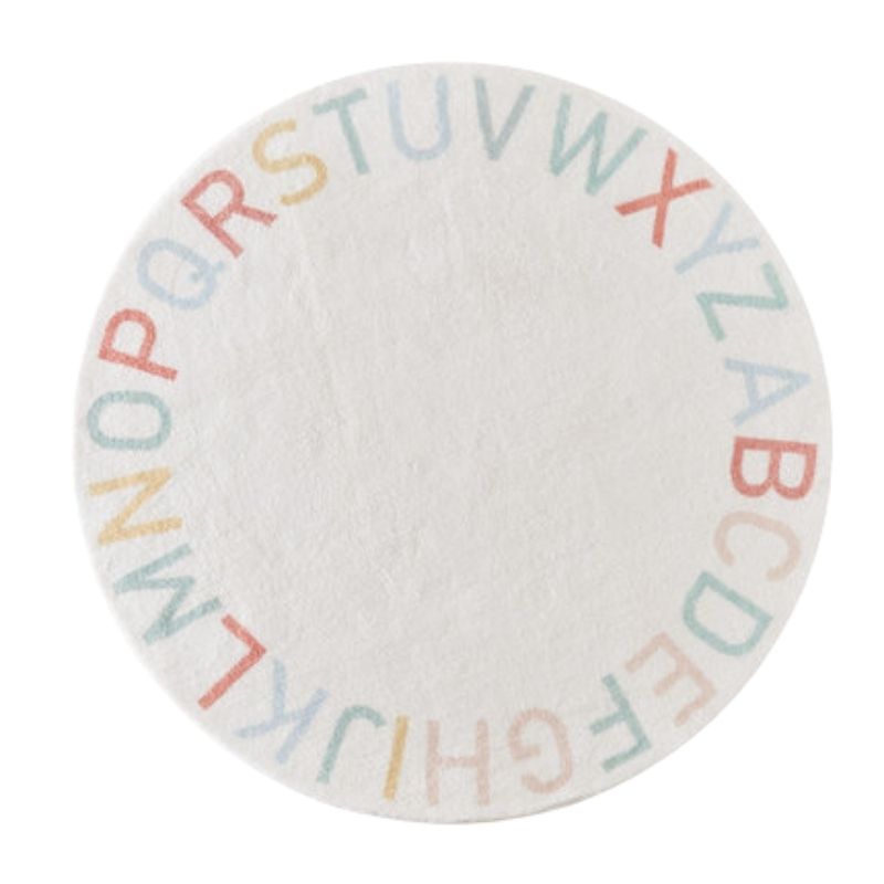 Tapis rond moelleux pour salon - Desk Setup Girly avis et prix