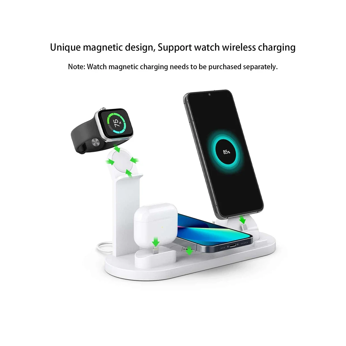 Support de chargeur sans fil 7 - Desk Setup Apple avis et prix